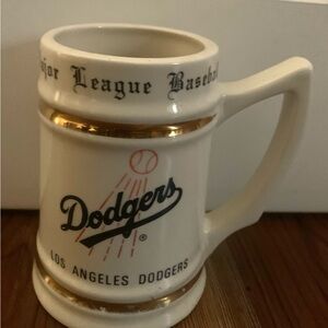 L.A. Dodgers Pristine Vintage Ceramic Beer Stein .